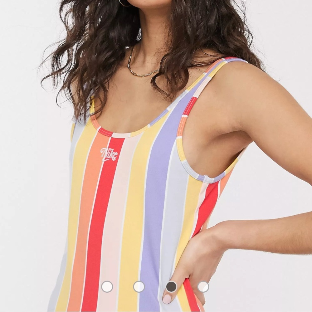 Nike rainbow stripe bodysuit